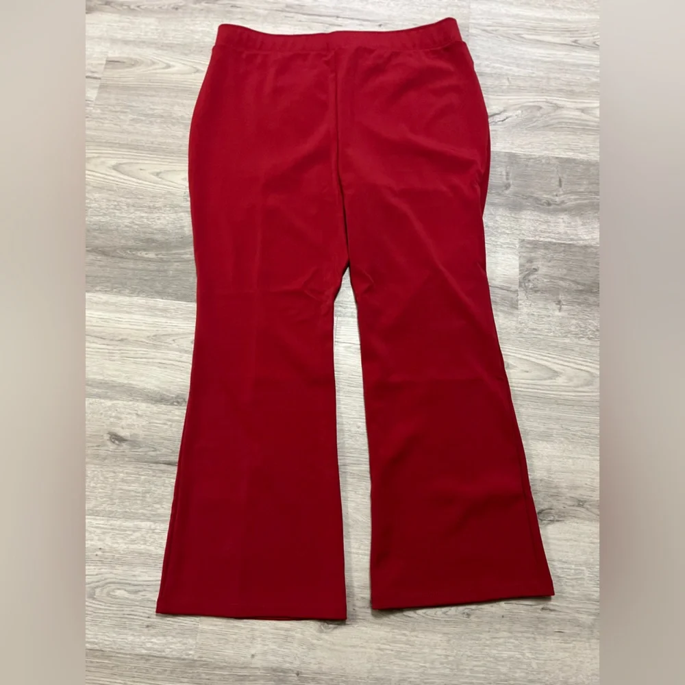 IMAN Global Chic Ponte Knit Bootcut Pant size 1X - Picture 9 of 9